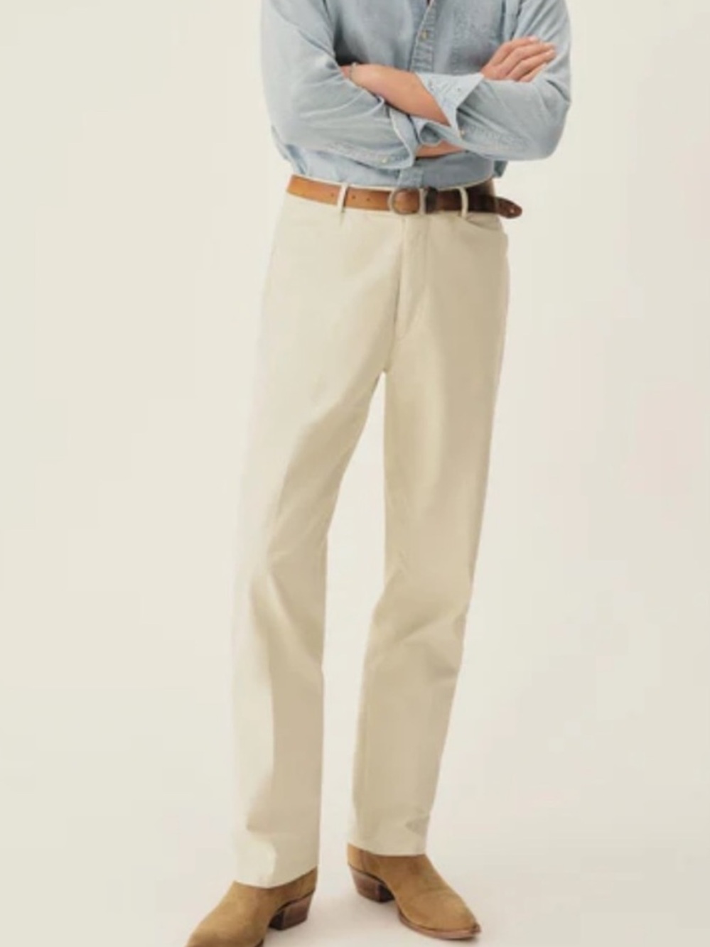 Buck Mason Cotton Twill El Camino Trouser Pant Men’s Size 34x33 New Pearl Snap